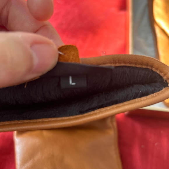 New! Vikideer Genuine Leather women brown glovers - Picture 5 of 5